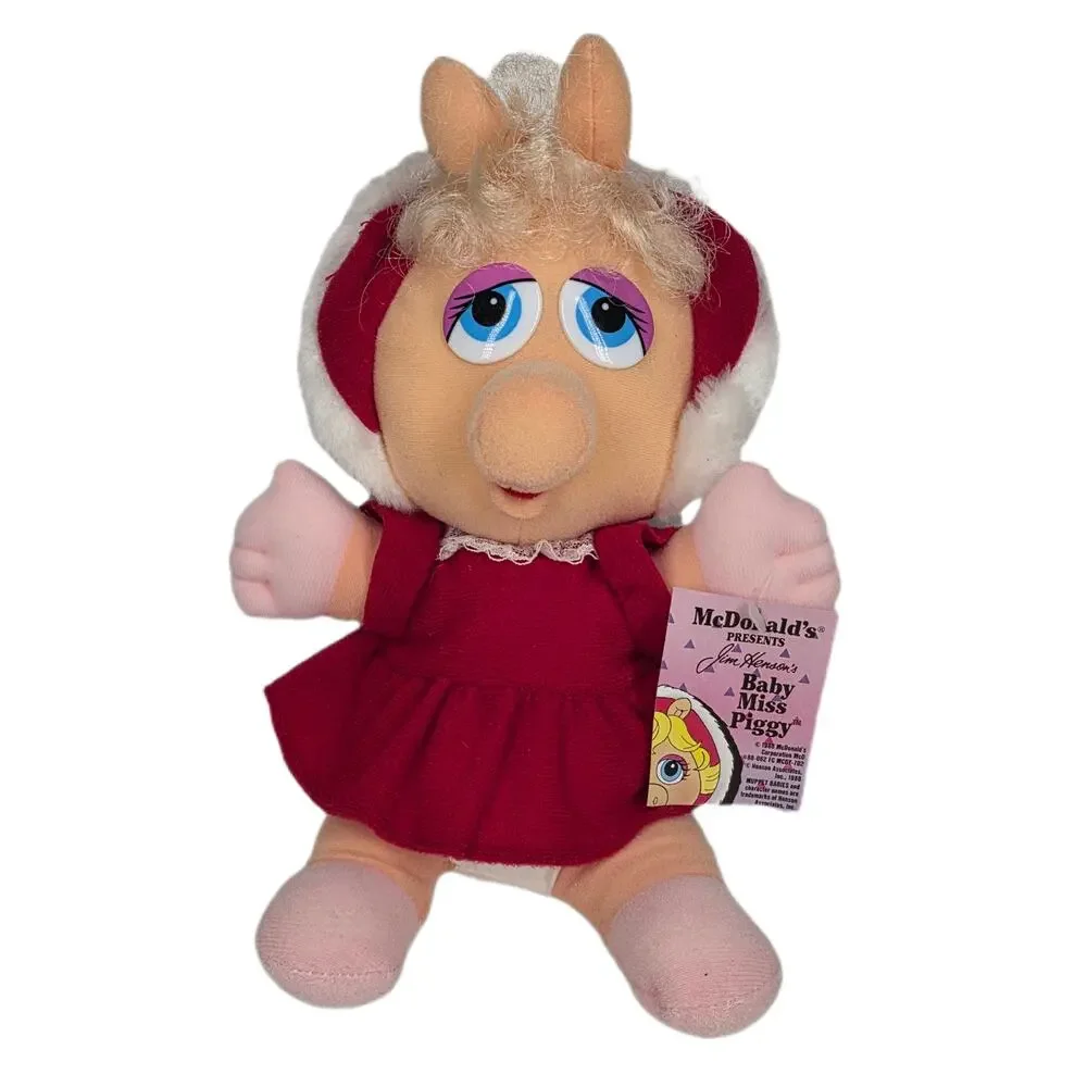 VINTAGE 1980s RARE MCDONALD’S x JIM HENSON MUPPET BABY MISS PIGGY PLUSH – 9